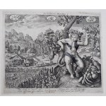Adriaen Collaert (copia da) ( 1560 - 1618 ), Autumnus Baccho, after Marteen de Vos