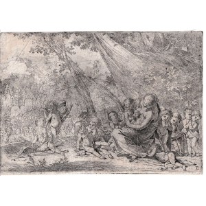 Pietro Testa ( 1612 - 1650 ), The Garden of Charity