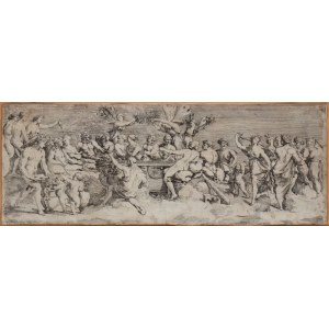 François Perrier ( 1590 - 1650 ), The Marriage of Cupid and Psyche, after Raphael