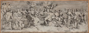 François Perrier ( 1590 - 1650 ), The Marriage of Cupid and Psyche, after Raphael