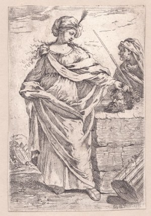 Giovanni Battista Mola ( 1588 - 1665 ), Judith with the Head of Holofernes