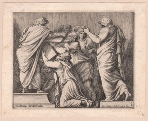 Giovanni Battista Galestruzzi ( 1615 - 1669 ), Four subjects after Polidoro da Caravaggio