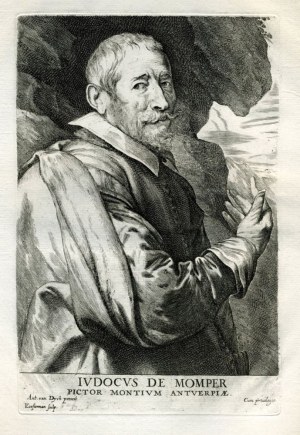 Lucas Vorsterman ( 1595 - 1675 ), Iudocus de Momper, after Anton van Dyck