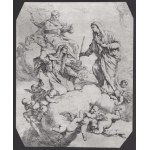 Luca Giordano ( Napoli 1634 - 1705 ), Christ, the Virgin and Saint Anne