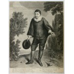 Gérard Edelinck ( 1640 - 1707 ), Le comédien Raimond Poisson en habit de Crispin