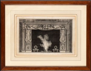 Giovanni Battista Piranesi ( Mogliano Veneto 1720 - Venezia 1778 ), Fireplace