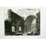 Giovanni Battista Piranesi ( Mogliano Veneto 1720 - Venezia 1778 ), Avanzi di una Sala appartenente al Castro Pretorio nella Villa Adriana in Tivoli