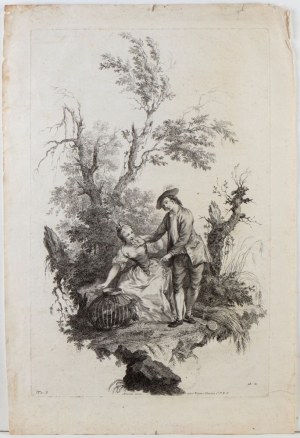 Joseph Wagner ( 1706 - 1786 ), Four Seasons, after Jacopo Amigoni