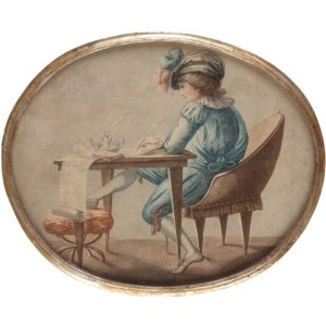 Francesco Bartolozzi ( 1728 - 1815 ), The boy who writes