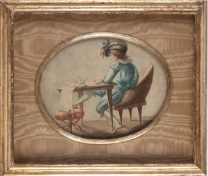 Francesco Bartolozzi ( 1728 - 1815 ), The boy who writes