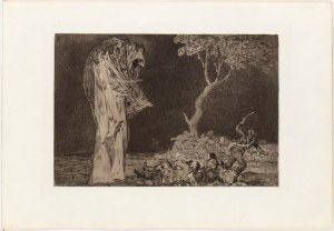 Francisco Goya ( 1746 - 1828 ), Disparate de miedo