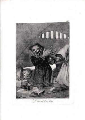 Francisco Goya ( 1746 - 1828 ), Duendecitos, 1799 (1855)