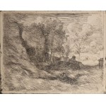 Jean-Baptiste Camille Corot (1796-1875), Souvenir d'Ostie