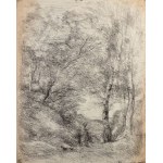 Jean-Baptiste Camille Corot (1796-1875), Les Jardins d'Horace