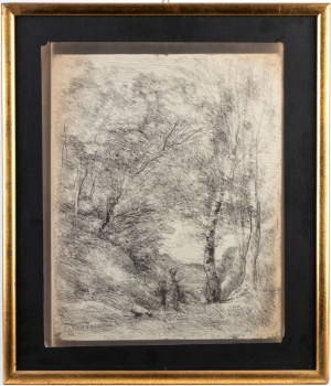 Jean-Baptiste Camille Corot (1796-1875), Les Jardins d'Horace