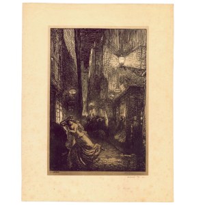 Auguste Lepère ( 1849 - 1918 ), La rafle, 1910