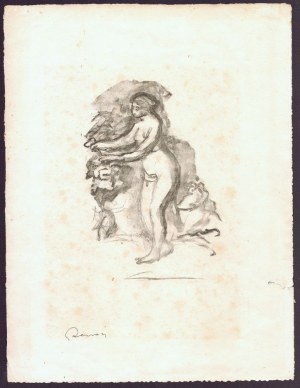 Auguste Renoir ( 1841 - 1919 ), Femme au cep de vigne, 1904 (1919)