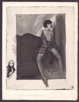 Edouard Jules Chimot ( 1880 - 1959 ), Female figure