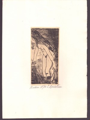 LUIGI BARTOLINI ( Cupramontana 1892 - Roma 1963 ), Nudino, 1945