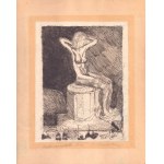 LUIGI BARTOLINI ( Cupramontana 1892 - Roma 1963 ), Modella con le viole ai piedi, 1936