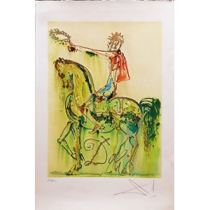 Salvador Dalí (1904 - 1989), Le Chevalier Romain (The Roman Chevalier), from the Dalinean Horses series.