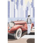 Tomasz Kostecki (b. 1964), Woman and Mercedes, 2020