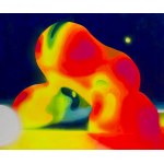 Pawel Wisniewski \ PONCHEE (b. 1992, Brodnica), Night world // Thermo world, diptych, 2026