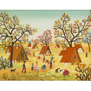 Anton Kowalski (b. 1926, Sopron), View of the countryside