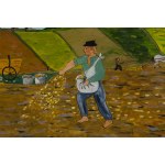 L. Gliniecka, Sowing, 1976