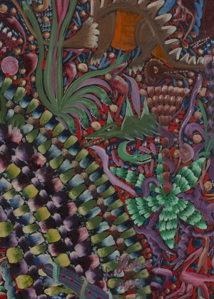 Ludwik Holesz (1921 Szeroka - 1999 ), Krajobraz fantastyczny, 1985