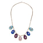 Enamel necklace 2nd half of 20th century.