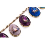 Enamel necklace 2nd half of 20th century.