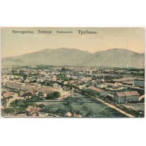 Trebinje, Totalansicht / general view. leporellocard with 10 pictures. Kunstverlag Cappon (EK)