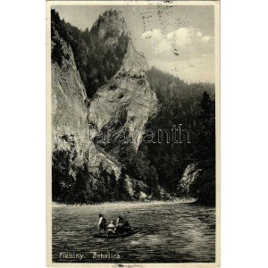 1932 Pieniny, Sokolica / Dunajec river with rafters (EK)