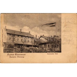 1902 Juodkrante, Schwarzort; Kurischer Hof / spa hotel. Verlag Johannes Schenke (fa)