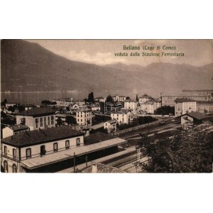 Bellano (Lago di Como), veduta dalla Stazione Ferroviaria / general view with railway station (EK)