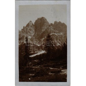 1911 Monte Cristallo (Südtirol). Fotograf Terschak (Cortina d'Ampezzo) photo (EK)