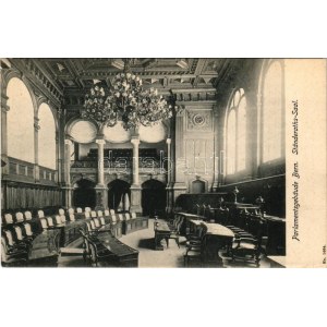 Bern, Parlamentsgebäude, Ständeraths-Saal / Parliament, interior (EK)