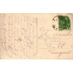 Korneuburg, Cs. és kir. vasúti- és távíróezred, hídépítés közben. Szecessziós montázs keret katonával / K.u.K...