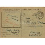 1943 Tábori Postai Levelezőlap - saját kézzel rajzolt, gyerek / WWII Hungarian military field post, hand-drawn, girl ...