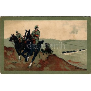 Stiftung der 6. Division, Verlosung zu Gunsten der Nationalspende 1919 / Swiss military art postcard. Ph. Arlen litho ...