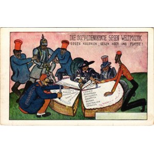 Die Sozialdemokratie gegen Weltpolitik gegen Kolonien, gegen Heer und Flotte! / WWI German Anti...