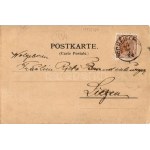 1898 Bicyclanthropos curvatus / Bicycle humour art postcard. Druck von Friedrich Jasper, Verlag von Gerlach &amp...