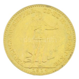 1914KB 20K Au Ferenc József / Bosznia-címer Körmöcbánya kapszulában (6,79g/0.900) T:XF...