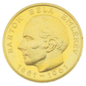 1961. 50Ft Au Bartók Béla kapszulában (3,86g/0.986) T:UNC / Hungary 1961. 50 Forint Au Béla Bartók in capsule (3...
