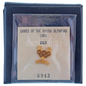 Olaszország 1964. Games of the XVIIIth Olympiad 1964 - gold (A XVIII. Olimpiai Játékok 1964 - arany...