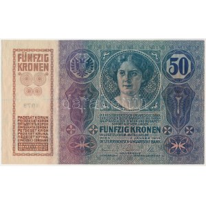 1914. 50K 1073 852793 T:UNC / Hungary 1914. 50 Korona 1073 852793 C:UNC Adamo K24, Krause P#15