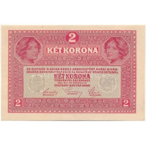 1917. 2K A 1037 068,062 T:XF Hungary 1917. 2 Korona A 1037 068,062 C:XF Adamo K6/1, Krause P#11