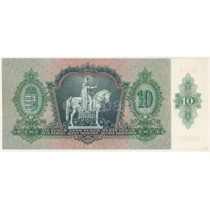 1936. 10P B 419 086887 T:UNC / Hungary 1936. 10 Pengő B 419 086887 C:UNC Adamo P9, Krause P#100