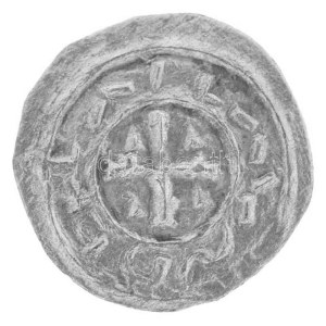 1116-1131. Denár Ag II. István (0,25g) T:AU,XF patina Hungary 1116-1131. Denar Ag Stephen II (0,25g) C:AU...
